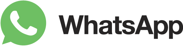 WhatsApp logo featuring a green speech bubble with a white telephone icon inside, next to the word “WhatsApp” in bold black letters, highlighting its seamless integrations.